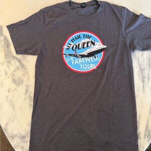 Delta 747 Farewell Tour Gray Graphic Men's T-Shirt M